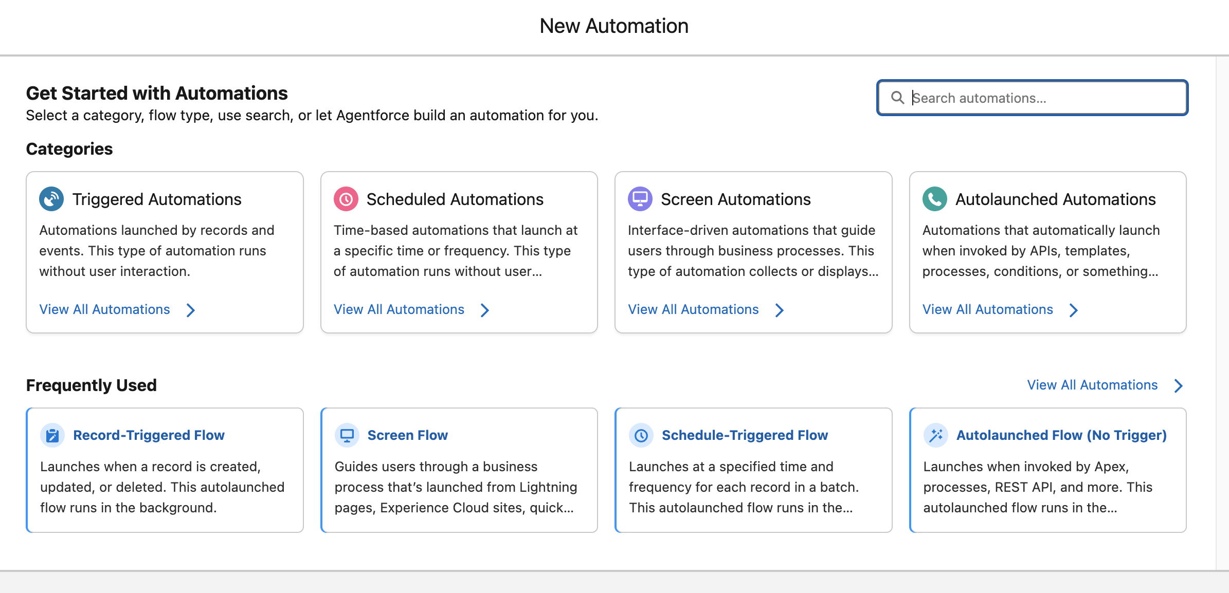 Salesforce Flow Types Image