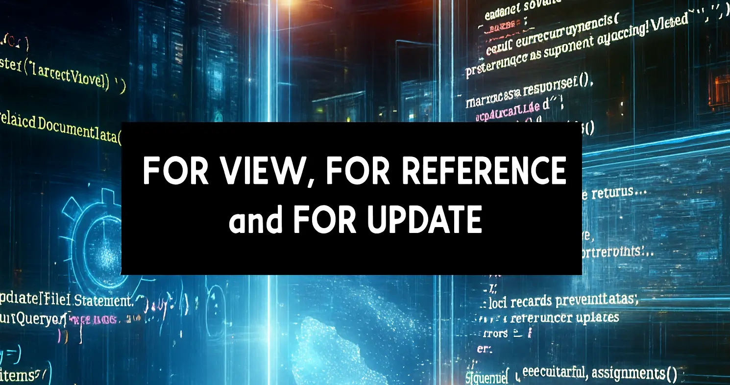 SOQL FOR VIEW, FOR REFERENCE, and FOR UPDATE Hero Image
